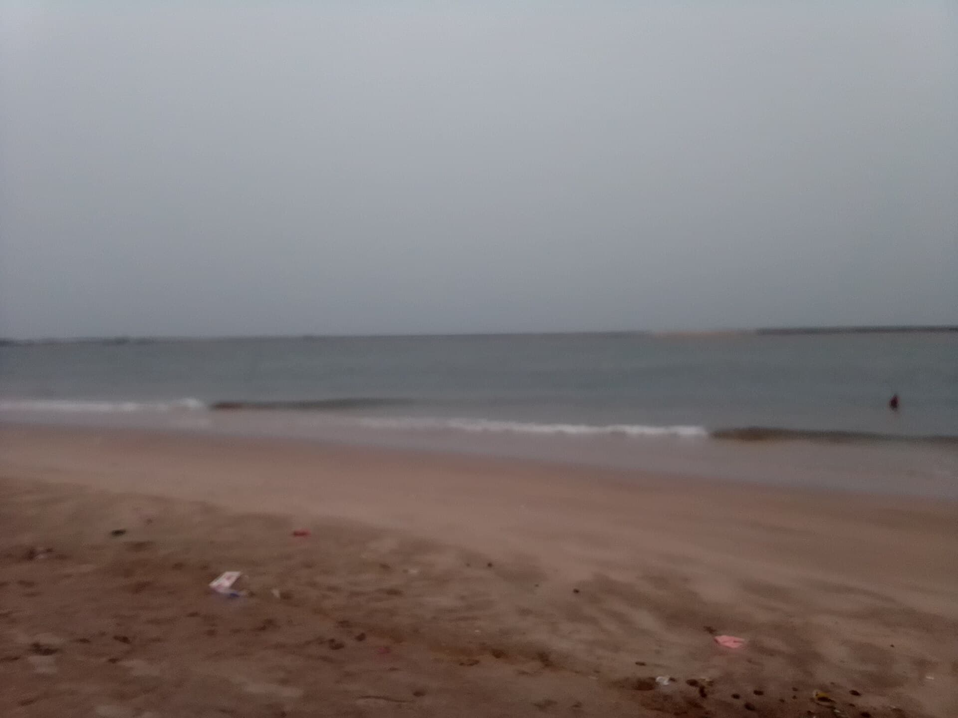 The Atlantic Ocean seen from Oniru Beach, Victoria Island, Lagos